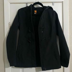 LUCY black fleece jacket